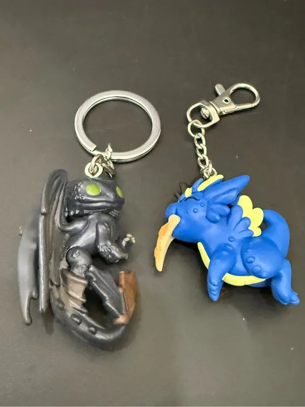 Funko Pocket Pop Dragon & Dragon and Beasties Dragon Keychains - Image 2