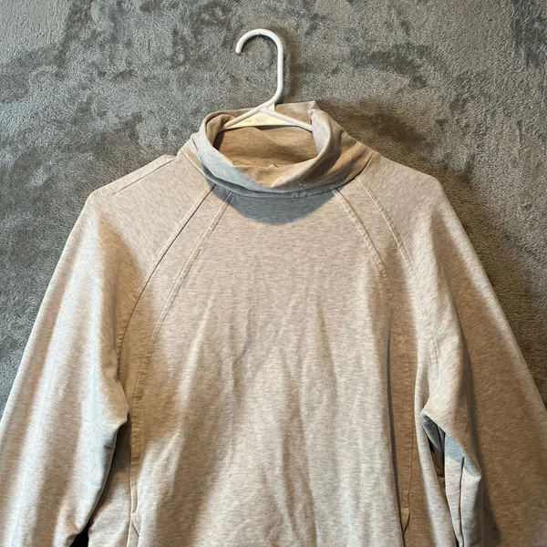 Varley Sweatshirt Women's Size XS Beige‎ Tan Athletic Cotton - Image 6
