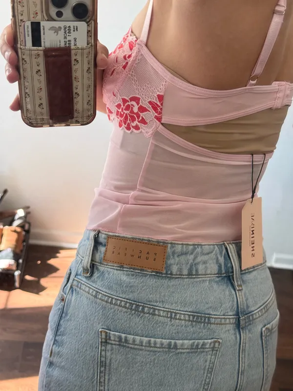 Shein Pink Tank Top - Image 4