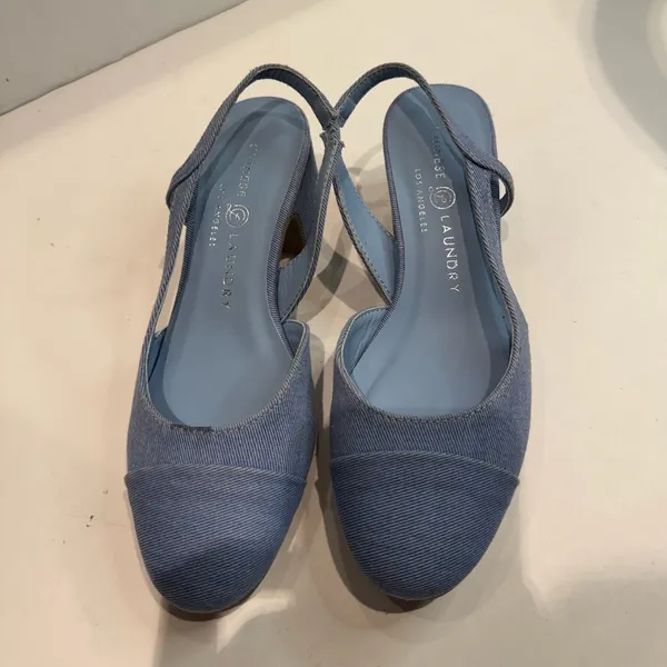 Chinese Laundry Rozie Denim Slingback Pumps - Size 5 - Image 2