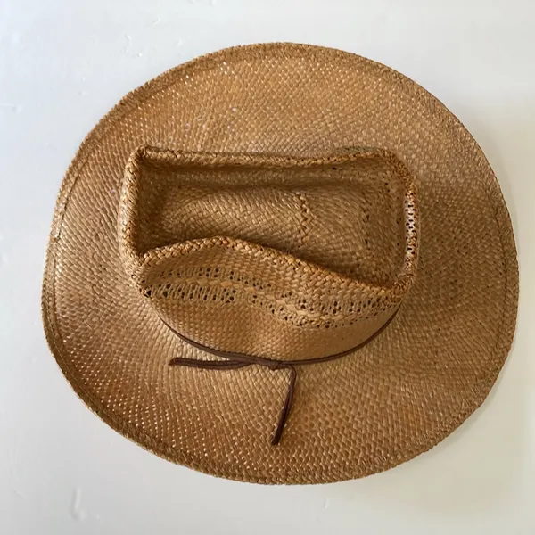 AMERICAN HAT CO. Houston Genuine Hemp Rope Hat Western Cowboy Size 7 1/8 - Image 12