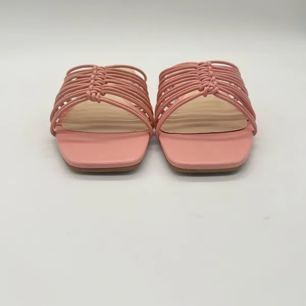 Journee Collection Sandals Womens‎ 6 Pink Addora Slides Sandals NEW - Image 6