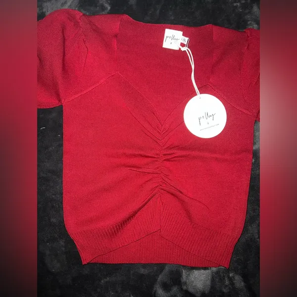 Princess Polly Lissa Top in Red Size L/XL New with tag - Image 5