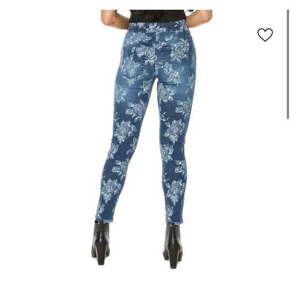 Juicy Couture NWT Women Size 31 Laguna Floral Print Jeggings Jeans Retro Y2K - Image 2