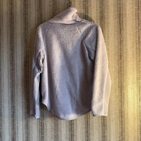 Nike Sweater Hoodie Pullover Women's Size Small White Turtleneck Athletic - Image 4
