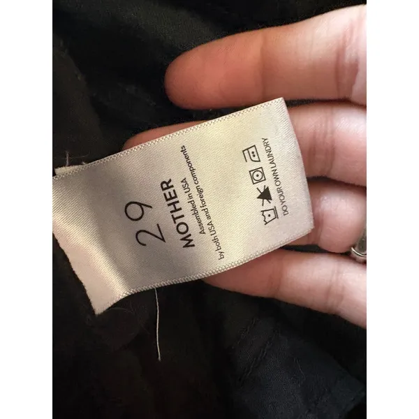 MOTHER The‎ Hustler Ankle Fray Jeans In Not Guilty Size 29 - Image 3