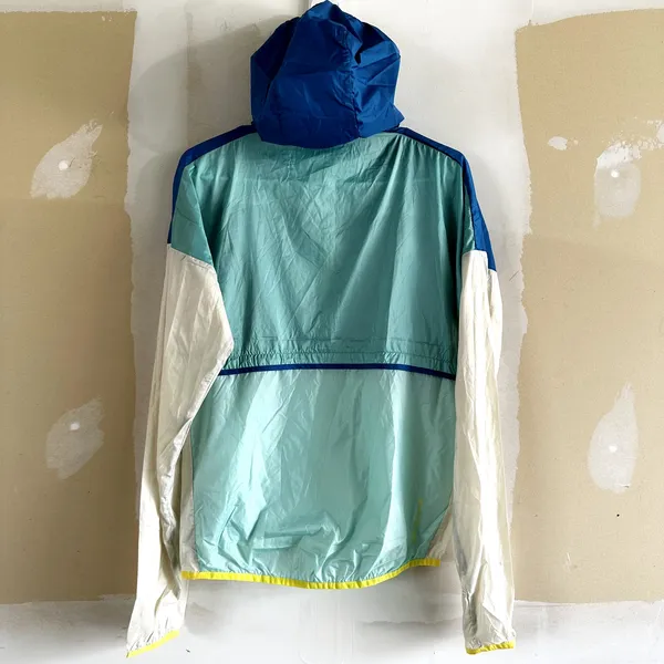 Cotopaxi Neon Teca Half Zip Windbreaker Colorblock Hooded Outdoor Hiking Blue XS - Image 4