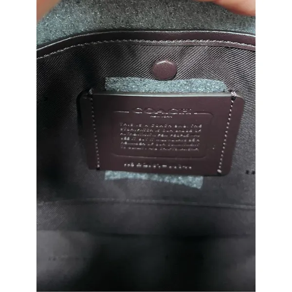Coach Pebbled Lora Carryall Leather Shoulder Satchel in Taupe - Image 4