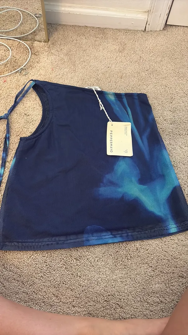 pepper mayo mesh mini skirt  - Image 2