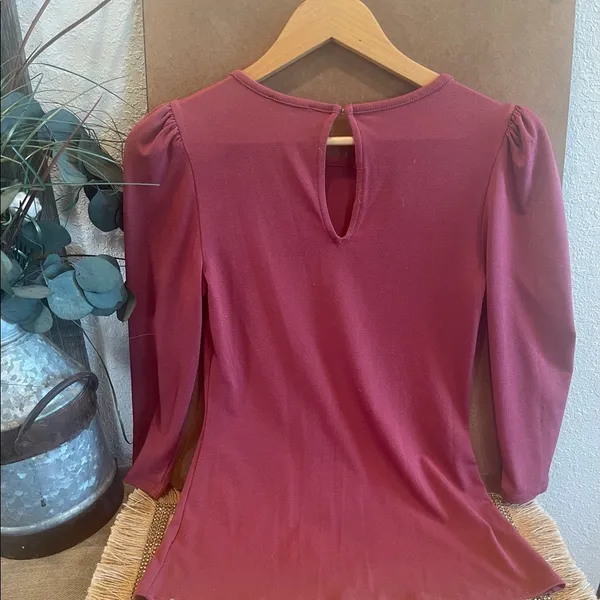 Express Puff Sleeve Top Size M - Image 5