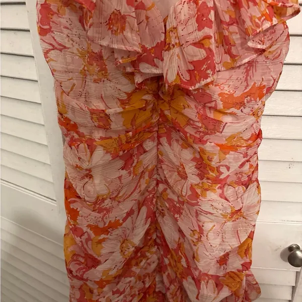 HELLO MOLLY FLOWERS ON MY MIND DRESS PINK small - Image 7