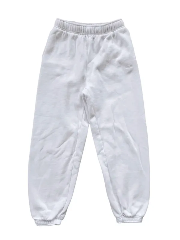Aritzia Sweatfleece Cozy Fleece Mega Fit Sweatpants Joggers - White - Size XXS - Image 2