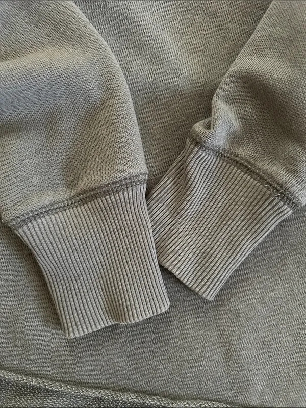 Aerie crew olive green comfy casual boxy light sweatshirt XS oversized - Image 4