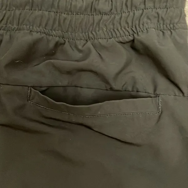 90 Degree By Reflex Black Elastic Drawstring Waist Pull On Shorts Size Small - Image 3