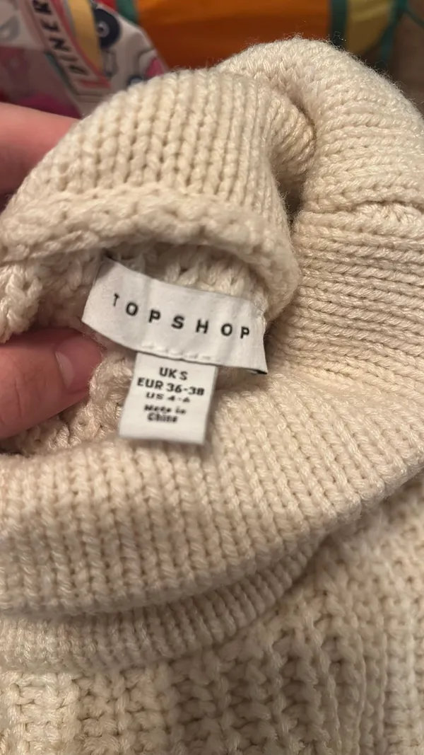 Topshop Sweater Knit Oversized Chunky Pullover - Image 3