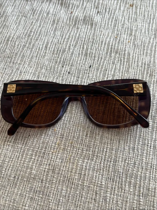 Ann Taylor Tortoiseshell Sunglasses with Brown Lenses Vintage Frames Only - Image 8