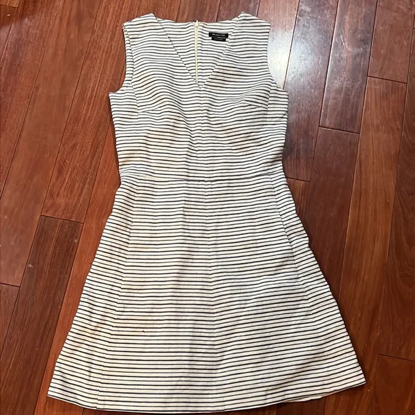 Massimo Dutti striped shift dress sleeveless - Image 2