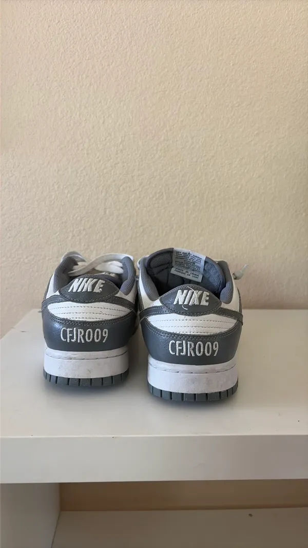 Men’s Nike Dunk Low Blue/Grey - Image 4