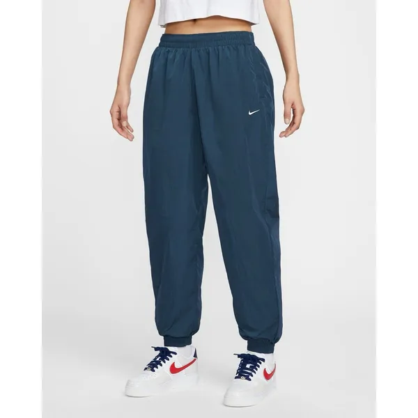 Nike Joggers Size XL Blue Fit Mid-Rise Full Oversized Length, Navy NWT Women's - Image 2