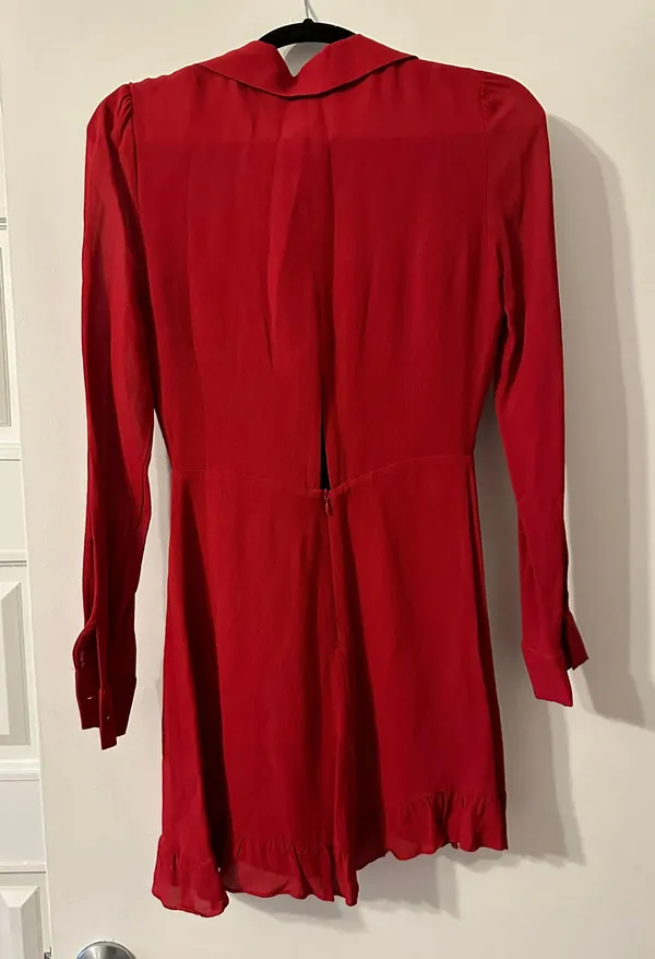 Reformation Red Dress - Image 4