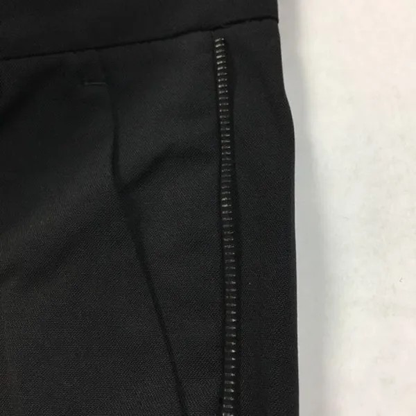 Theory Tassa Poet Wool Zipper Trim Slim‎ Pant - Image 8