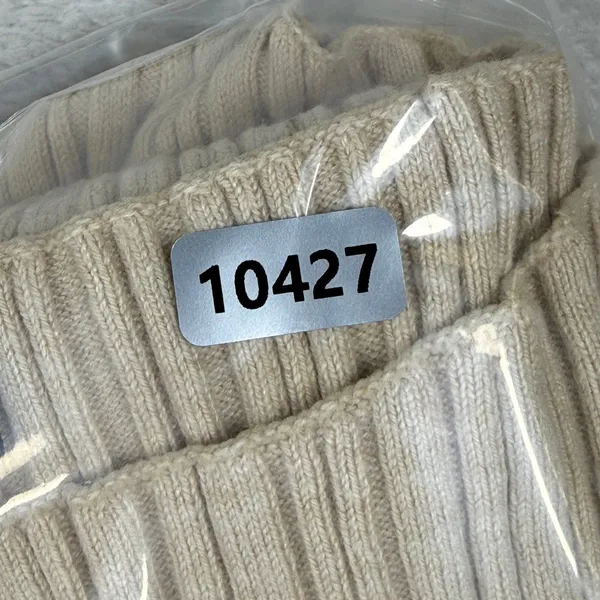 Quince Womens Ribbed Knit Boat Neck Sleeveless Tank Top Beige Tan Size M - Image 7