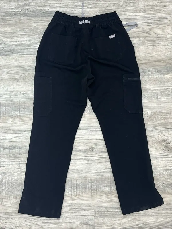 FIGS Technical Collection Women’s Black Cargo Scrub Pants  Small Petite - Image 7