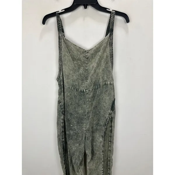 Free People Movement Split Rock Jumpsuit Grunge Boho Square Neck Backless Small - Image 9