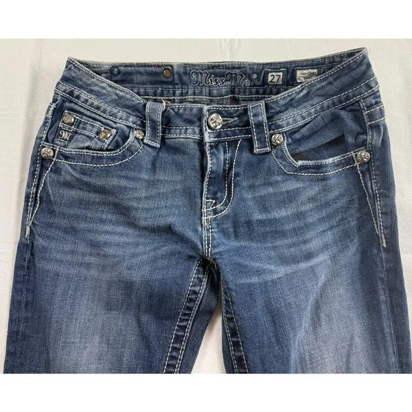 Miss Me Signature Boot Cut Jeans - Women's Size 27 - Image 7