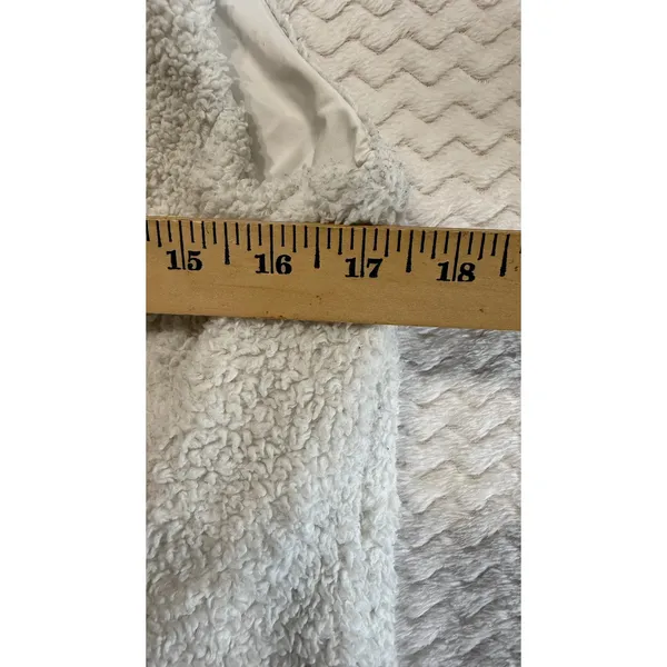 Patagonia Los Gatos Fleece Vest Womens Medium White Full Zip 25216 Pockets - Image 7