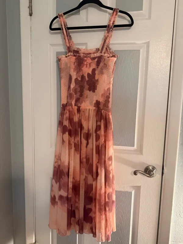 Free People x Revolve Tessa Smocked Midi Dress - Image 3