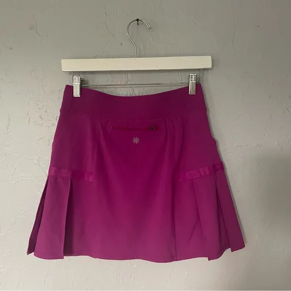 Athleta Magenta Mini Athletic Skort Tennis Pickleball Squash Golf sz XS - Image 2