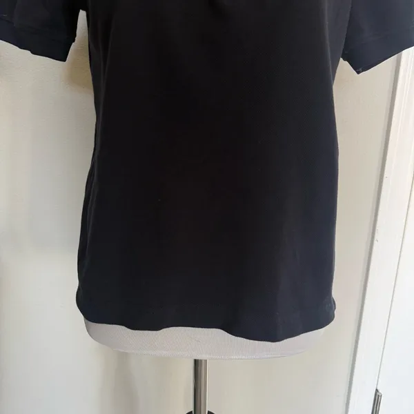 Tory Burch Short Sleeved Polo Shirt size Small - Image 4