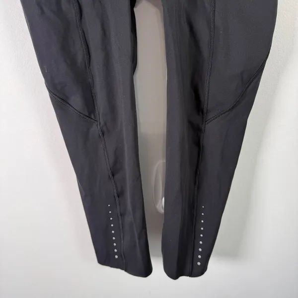 Lululemon‎ Fast Free High Rise Tight 19" Black Leggings Workout Pockets Womens 4 - Image 4