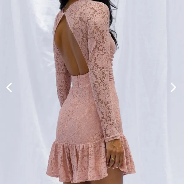 Selfie Leslie | Hearts Afultter Long Sleeve Dress - Image 5