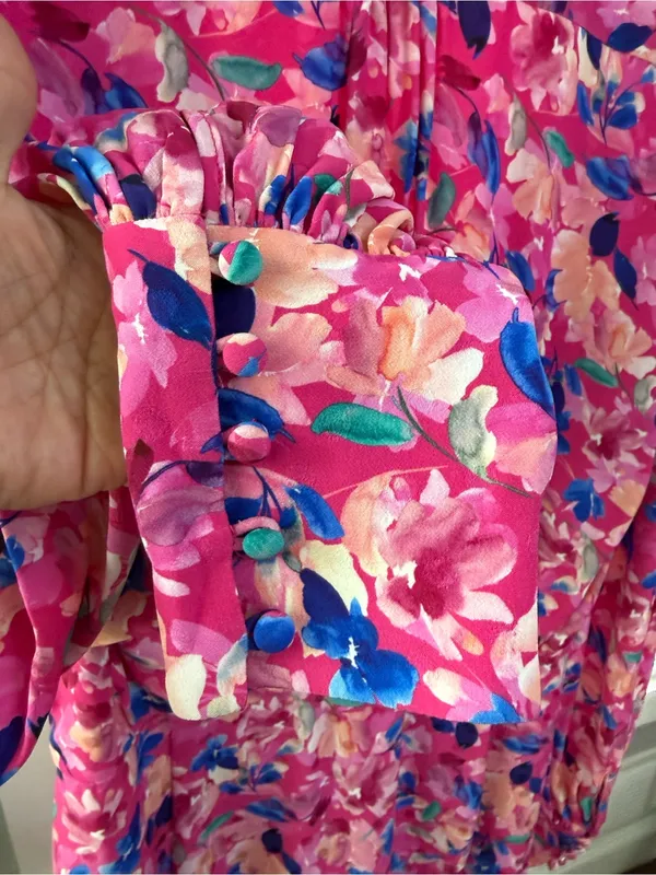 Rebecca Vallance Little Havana Floral Mini Dress Size 12 - Image 7