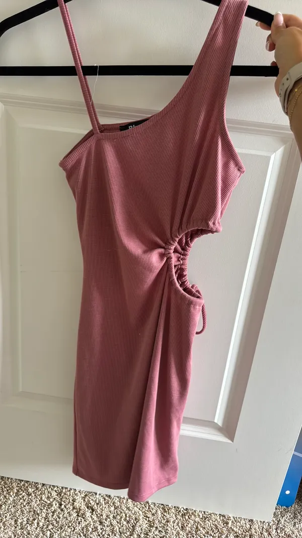 Pink cut out dress - Image 6