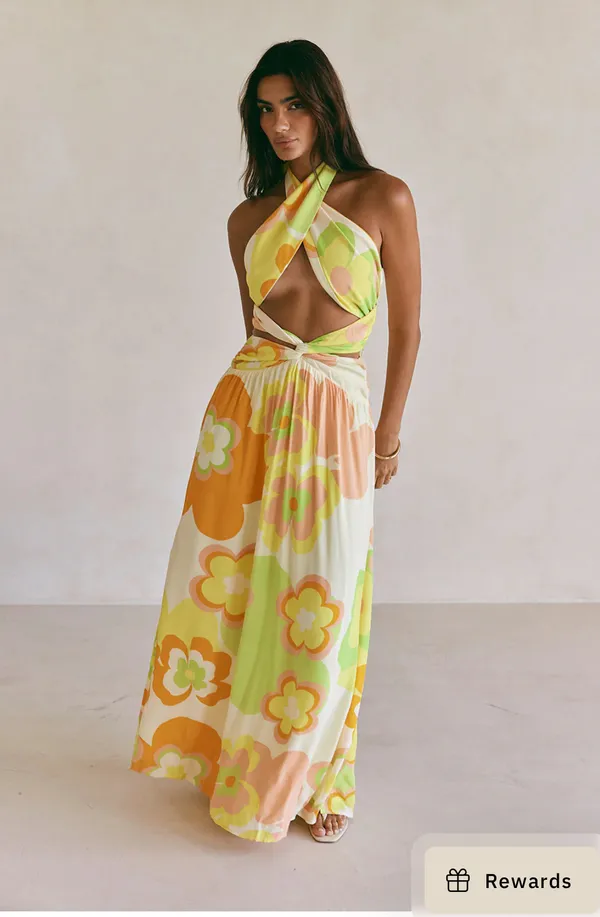 Sabo Skirt Jorah Maxi Dress - Retro Bloom | NWT - Image 2