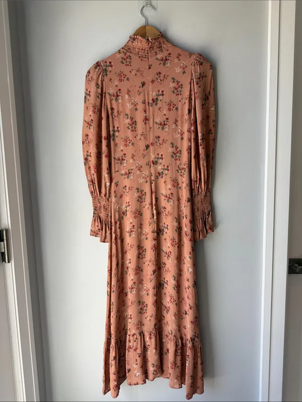 Reformation Galena Floral Fall Girl Chic Dress - Image 3