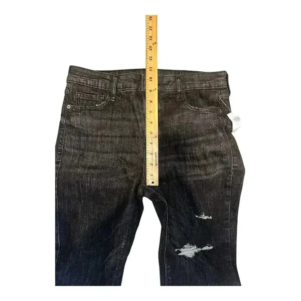 Old Navy‎ Black High Rise Rockstar Super Skinny Jeans, Sz 10 - Image 6
