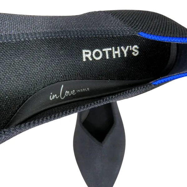 Rothy's The Point II Black Flats Pointed Toe In Love Insole Ballet Flats 6.5 - Image 7