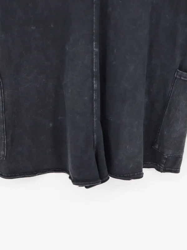 FP Movement Hot Shot Tee Romper Women’s M Black Mineral Wash Oversized Pockets - Image 12