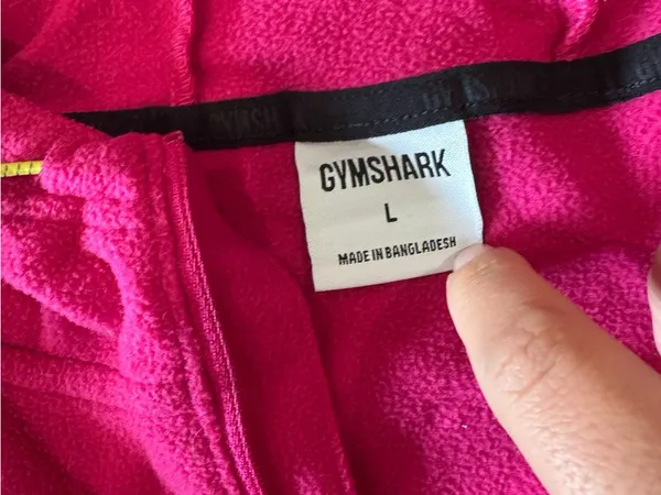 Gymshark Bright Pink Half-Zip Hooded Fleece - Image 12