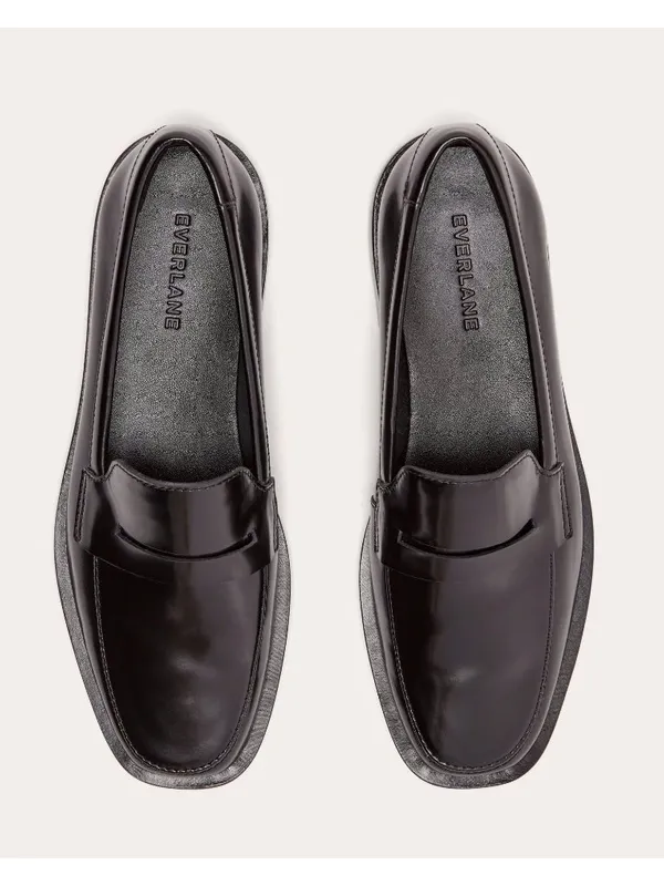 Everlane The Penny Loafer in Black Leather 7 New with box Womens Oxfords - Image 2