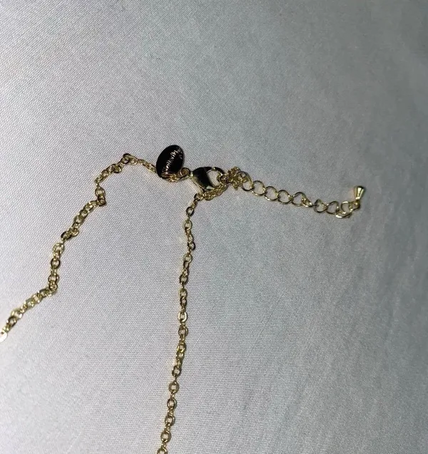 NEW Letter A Necklace Gold - Image 8