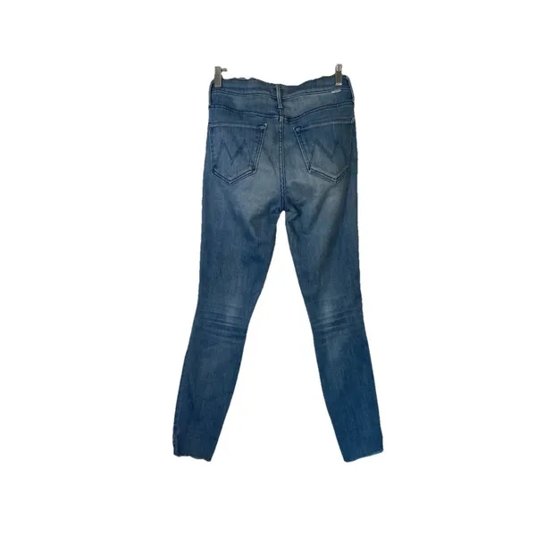MOTHER Vamp Fray Jeans In Crack The Whip‎ Wash Women’s Size 26 Preppy Classic - Image 10