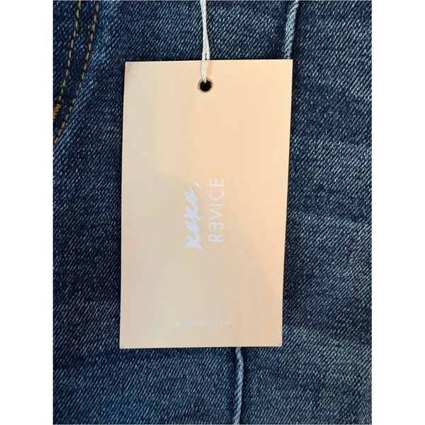 Revice Venus Crop Stargazer Star Patch Jeans 31 NWT - Image 3
