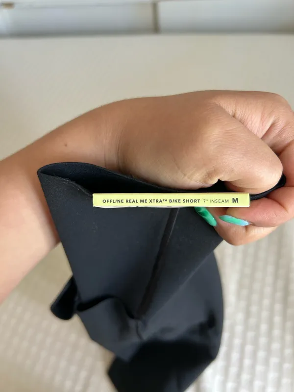 OFFLINE by Aerie Black Bike Shorts - Image 3