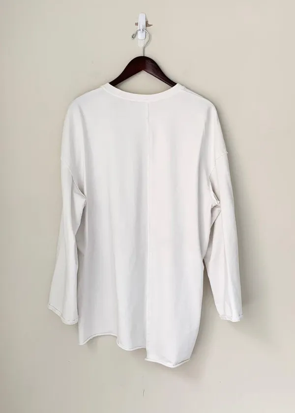 Nap Loungewear Oblique Oversized Sweatshirt - Image 4