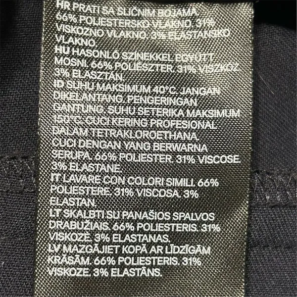 H&M Women's Navy Blue Dress Pants Size 2 Straight Leg Workwear‎ - Image 14